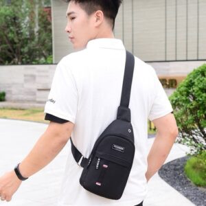 2023 New Chest Bag New Men Simple Nylon Fashion Waterproof One (China)
