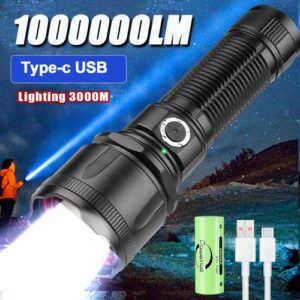 Most Powerful Led Flashlight White Laser Tactical Flash Light (China)