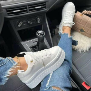 New Casual Platform Women’s Shoes Flat Womens Sneakers