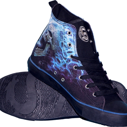 Casual FLAMING SPINE – Sneakers – Ladies High Top Laceup