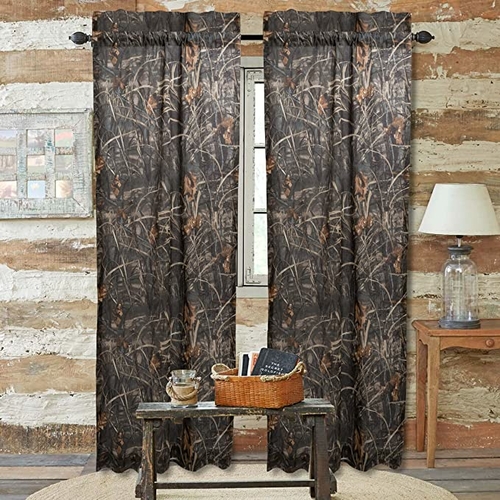 Quality VISI-ONE – Realtree – Max 4 – Camo Rustic Rod Pocket Curtains