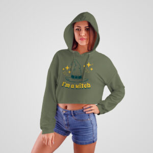 I’m a Witch Cropped Hoodie