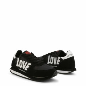 Trendy Black Suede Sneakers