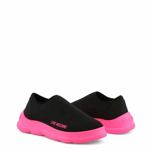 Casual Neon Pink Slip-On Shoes