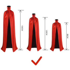 Classic Red Double deck Cloak WithStand (China)