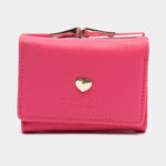 Candy Color Vintage Heart Clasp Ladies Wallet