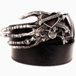 Y2K Gothic Harajuku Punk Rivet Skull Belt