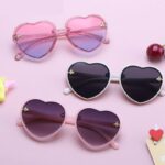 Kids' Heart-Shaped Retro Sunglasses