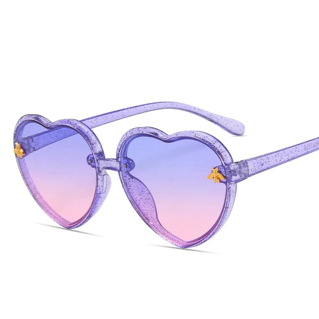 Kids’ Heart-Shaped Retro Sunglasses