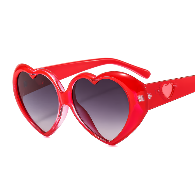 Heart-Shaped Gradient Love Sunglasses for Women
