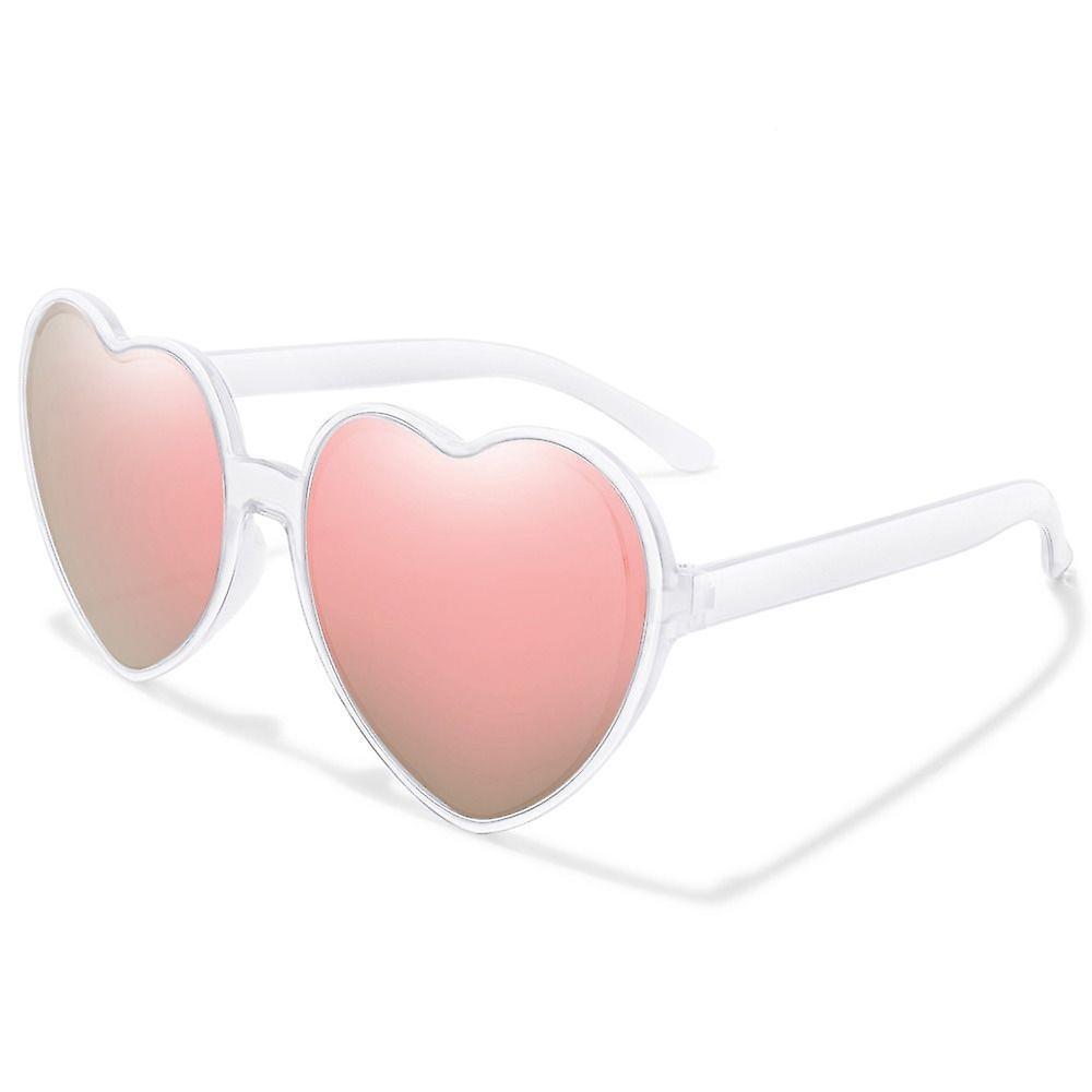 Trendy Heart-Shaped Rimless Sunglasses