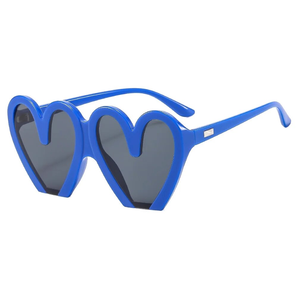 Chic Heart-Shaped Retro Sunglasses