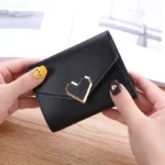 Heart-Shaped Cute Small PU Leather Women's Wallet