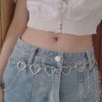 Trendy Heart Chain Belt for Women