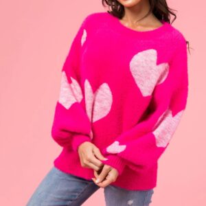 Cozy Heart Women’s Sweater