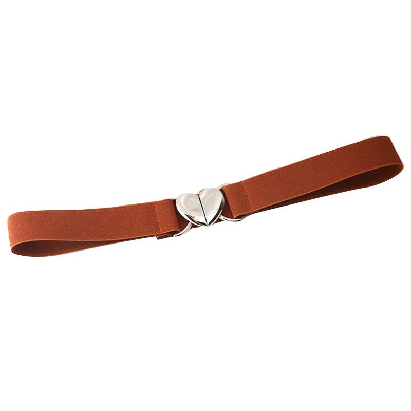 Heart Buckle Canvas Belts for Women