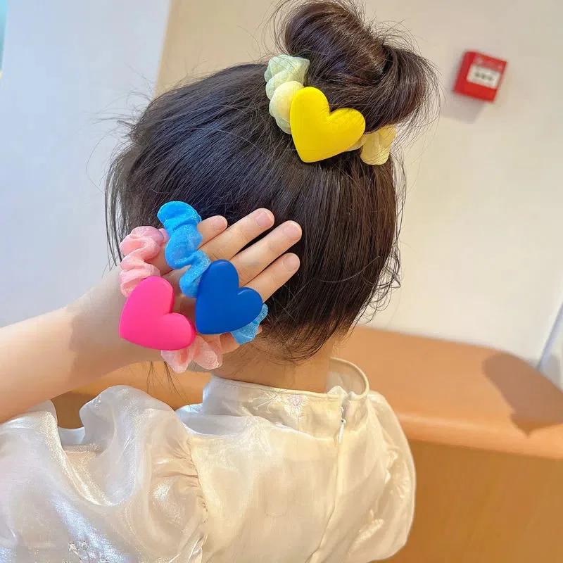 Elegant Multicolor Silk Hair Scrunchies