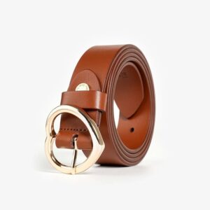 Y2K Heart Buckle Genuine Leather Belt