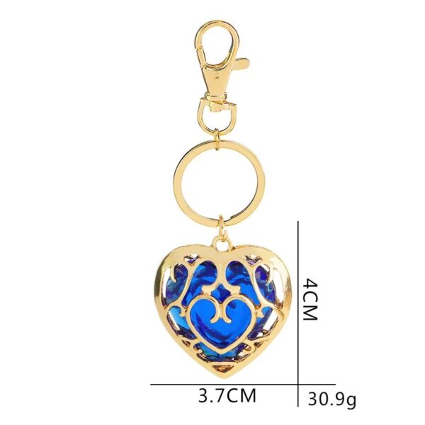 Stylish Hollow Love Keychain – Zelda Legend Inspired