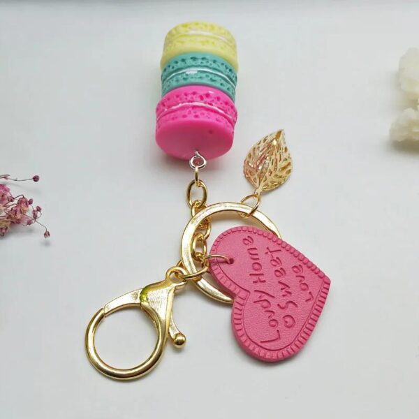 Macaron Cake Keychain - Image 6