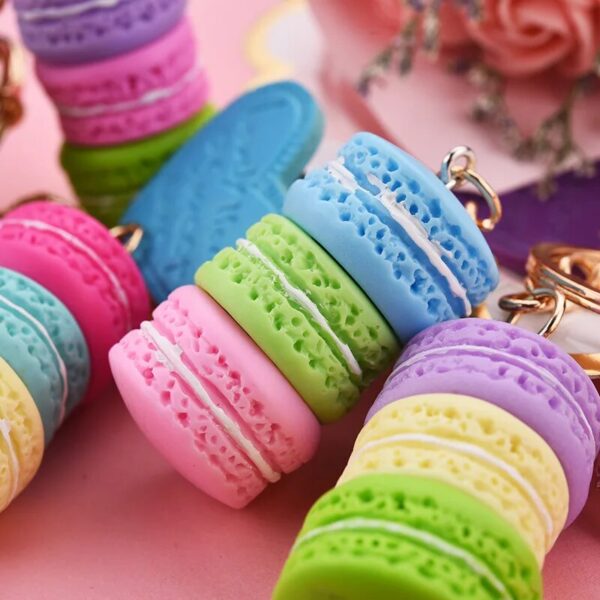 Macaron Cake Keychain