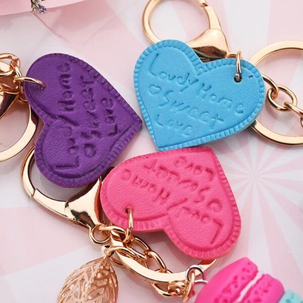 Macaron Cake Keychain