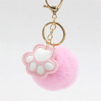 Cute Cat Paw Keychain