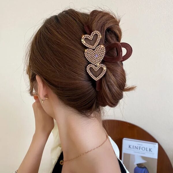 Sparkling Pearl Rhinestone Hair Claw