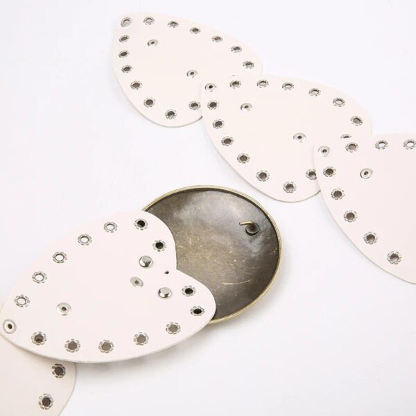 Heart-Shaped Hollow-Out PU Leather Belt for Women - Image 5