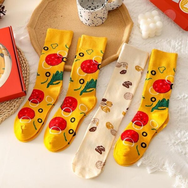 Cute & Funny Food-Inspired Art Socks