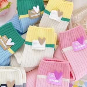 Chic Y2K Love Heart Cotton Socks
