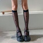 Women's Heart Patterned Knee Socks