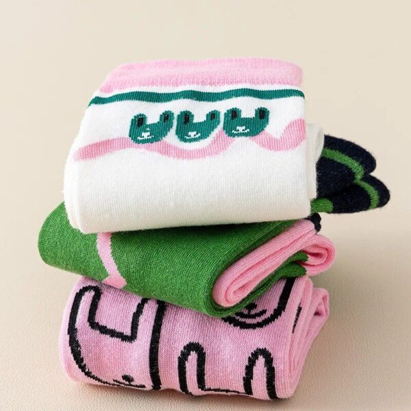 Chic Spring Summer Cotton Socks – Kawaii Harajuku Style