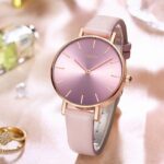 Elegant Casual Leather Ladies Watch