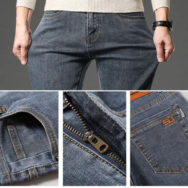 Slim Fit Stretch Denim Jeans for Men