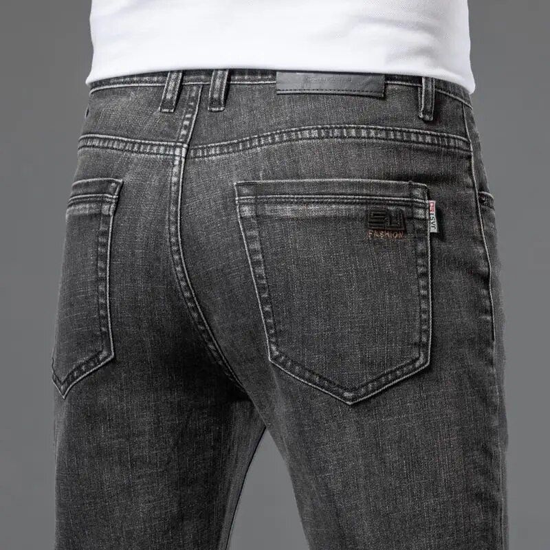 Slim Fit Stretch Denim Jeans for Men