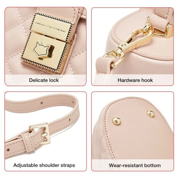 Elegant Mini Box Shoulder Bag - Image 8