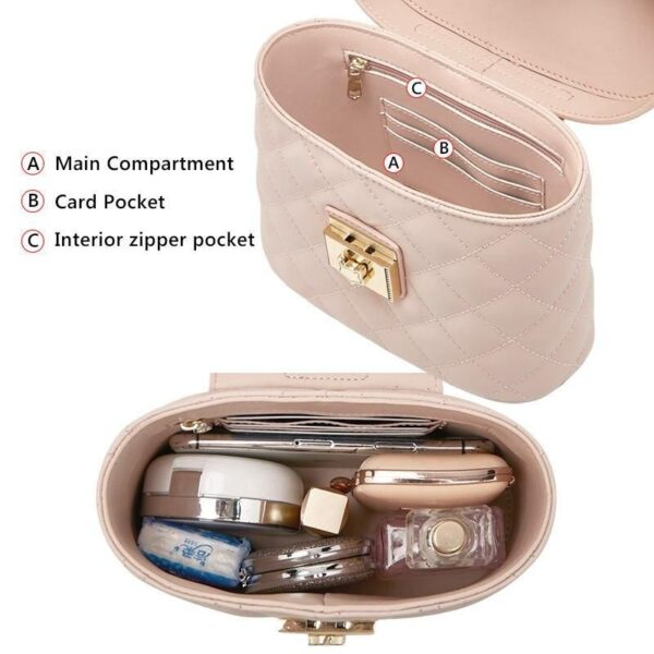 Elegant Mini Box Shoulder Bag - Image 9