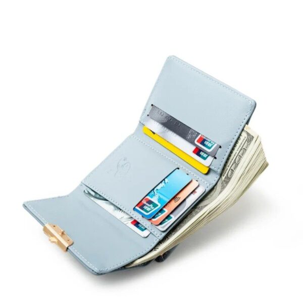 Compact Multifunctional Women’s Wallet with Coin Pocket and Card Holder