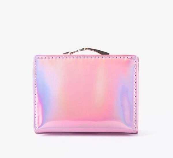 Chic Short Ladies’ Wallet in PU Leather