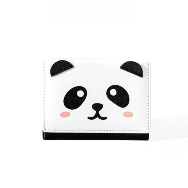 Compact Panda Print Mini Wallet - Image 7