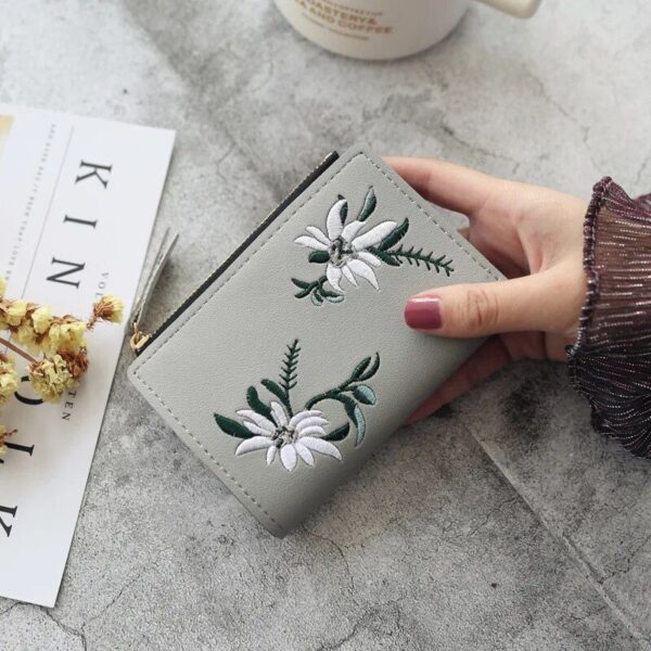 Floral Print Fashion Wallet - Image 4