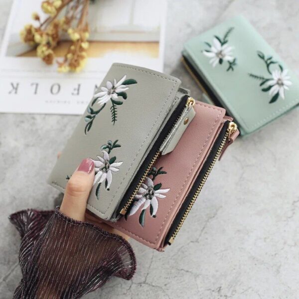 Floral Print Fashion Wallet - Image 3