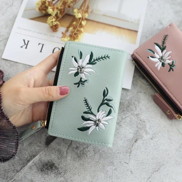 Floral Print Fashion Wallet - Image 2