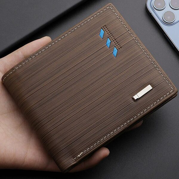 2023 Compact Luxury Men's Leather Wallet - Image 3