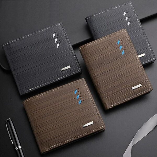 2023 Compact Luxury Men's Leather Wallet - Image 2