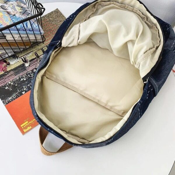 Chic Vintage Denim Backpack