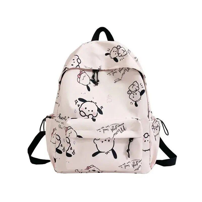High-Capacity Classic Animal Print Backpack