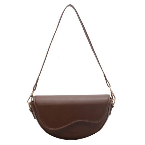 2023 Retro Chic Half Moon Crossbody Bag for Women - Image 6