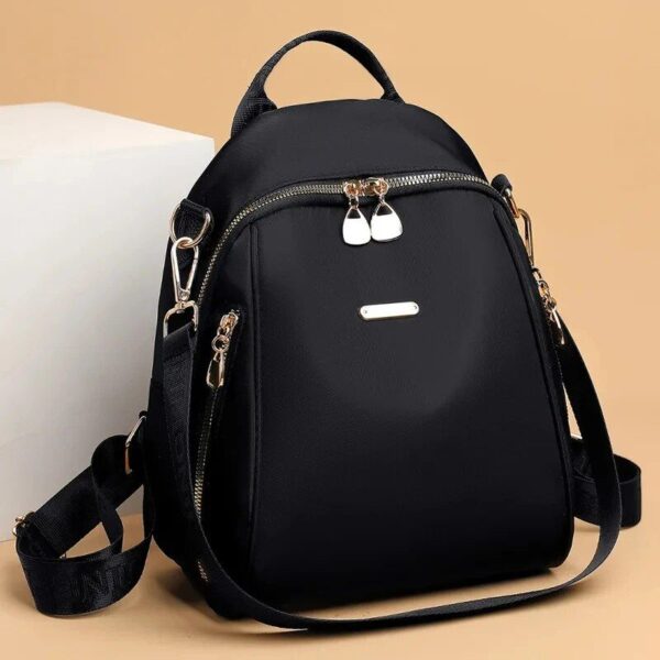 High-Capacity Waterproof Female Backpack – Stylish College and Travel Essential